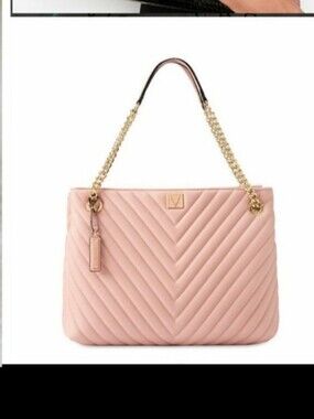Victoria's Secret Quilted TOTE Chain-Handle Shoulder Bag -